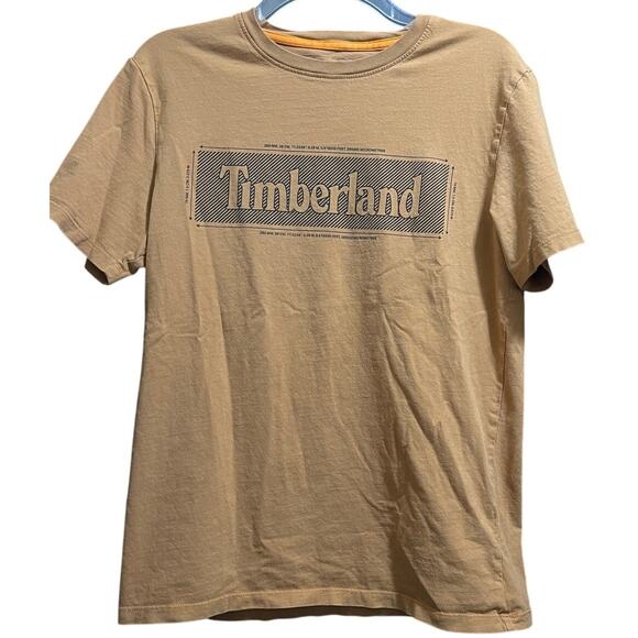 Timberland Size Men's Small Brown T-Shirt 100% Cotton - Graphic - Y2K - Picture 1 of 8